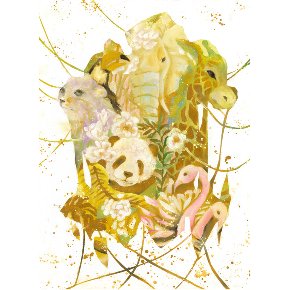 Bigfoot キャンバスアート(2) 作品 手書き Bigfoot キャンバスアート(2