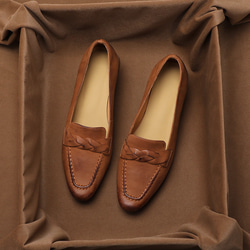 伝統の技術を継承した靴。 パンプス 靴 手作り ハンドメイド 革靴 オーダーシューズ 婦人靴 高品質 シンプル 春夏秋 3枚目の画像