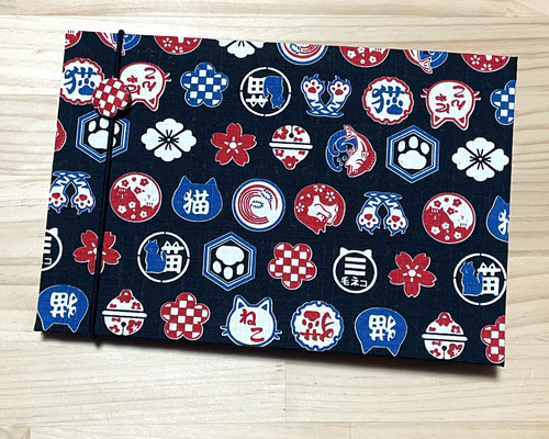 23　御朱印ホルダー（大）バンド付×4点 御朱印ホルダー】（大）見開き60枚／大判120枚 バンド付 切り絵御朱印
