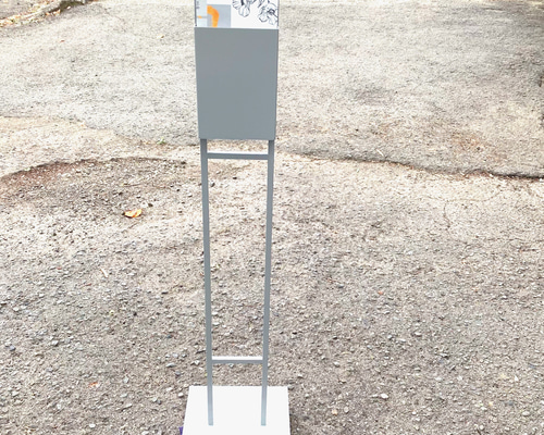 23新作A-stand アイアンA6チラシ入れ