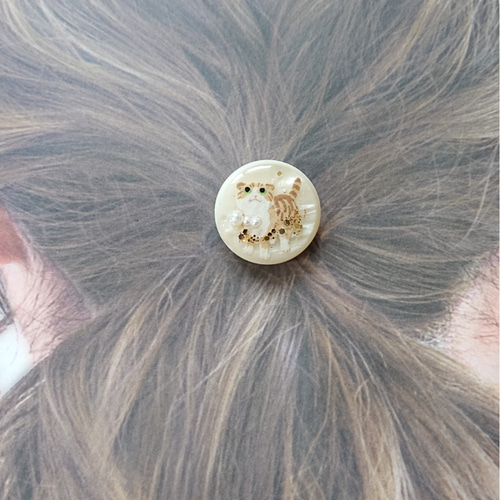 猫のカボション☆6個 z54 オレンジ/ネコ/動物/ボタン/カボション 猫のカボション☆6個 z54 オレンジ/ネコ/動物/ボタン/カボション