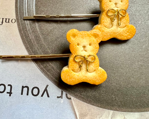 クリームソーダとくまさん☆5センチパッチンピン クリームソーダとくまさん☆5センチパッチンピン