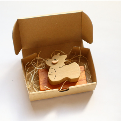 木製干支飾り「辰年」〜手のひらサイズ〜受注制作2024年お正月飾り