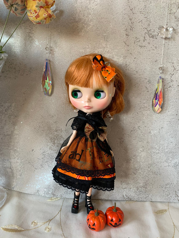 ブライス お洋服 アウトフィット 海外作家製 pumpkin witch-