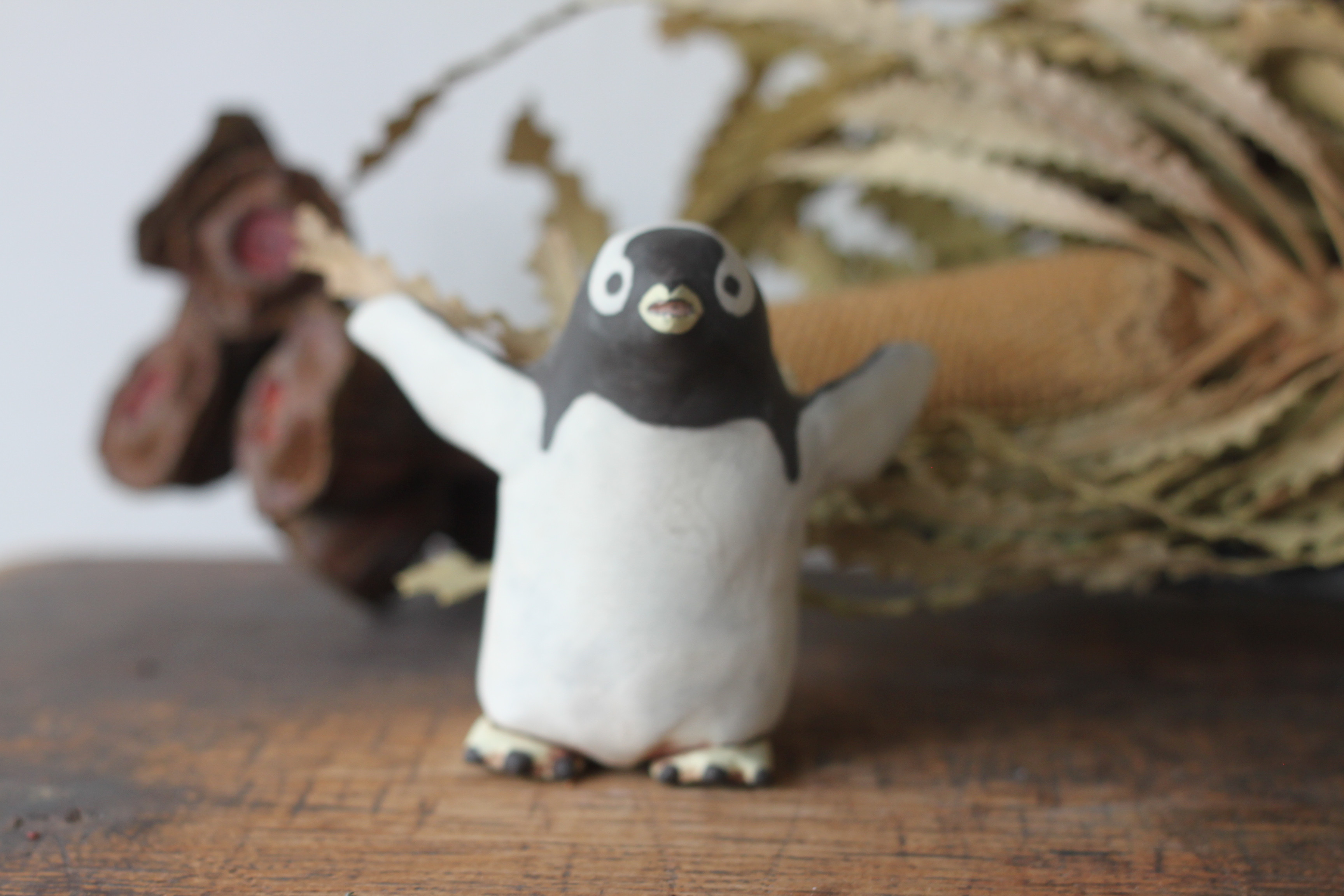 クソ可愛いジェンツーペンギンのビニールっぽいやつでできた