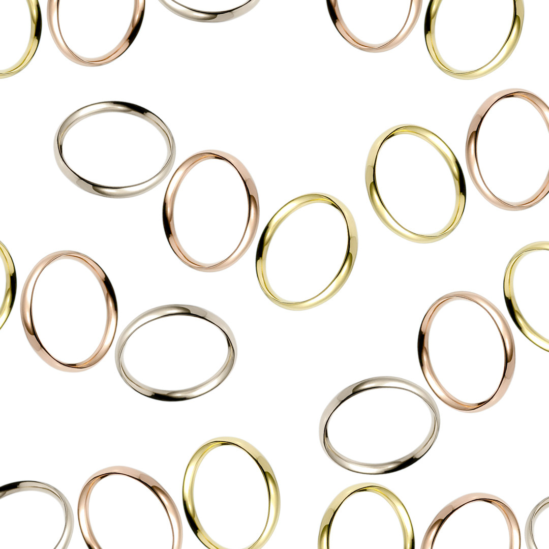 鍛造の結婚指輪《ペアリング》マーキス 鏡面 2.5mm｜Pt950・K18《オーダーメイド》【送料無料】