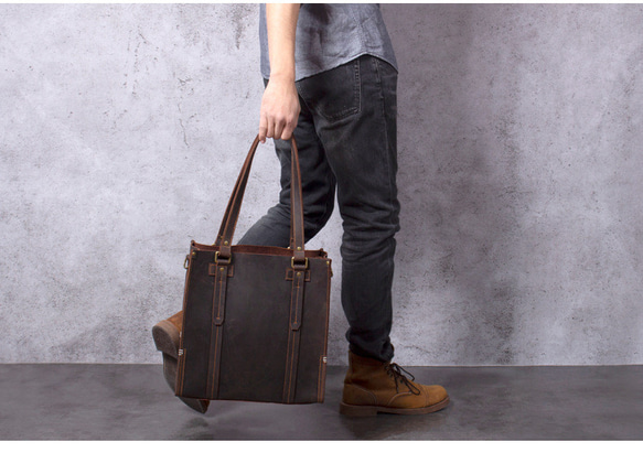 本革 ハンドバッグ メンズ レザー ショルダーバッグ 牛革 ラップトップバッグ ノートパソコン用 大容量 彼氏 友達 本革 メンズ ハンドバッグ ショルダーバッグ 牛革 大容量 彼氏 友達 バッグ 旅行バッグ