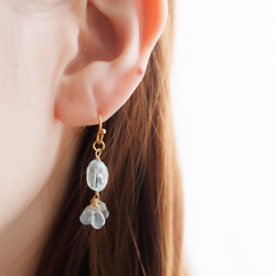 海藍寶耳環/耳環 第9張的照片