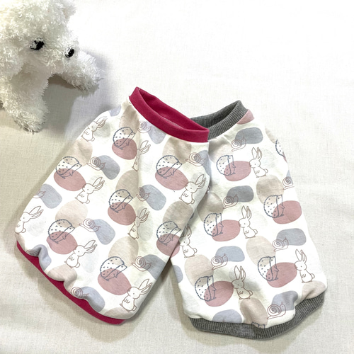 犬服ランダムドット×ミントSサイズオーダー可タンクトップ