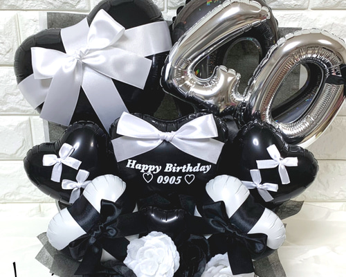 推し活】バルーンアレンジ 2文字 生誕祭 誕生祭 卒業式 成人式