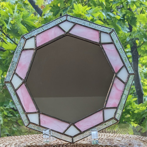 桃蓮玉専用✨pink鈴ステンドグラス 桃蓮玉専用✨pink鈴ステンドグラス ステンドグラス 桜-2 | ann