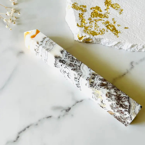 自然の絵画】デンドリティックカルサイトタワー その他置物 Robin 通販