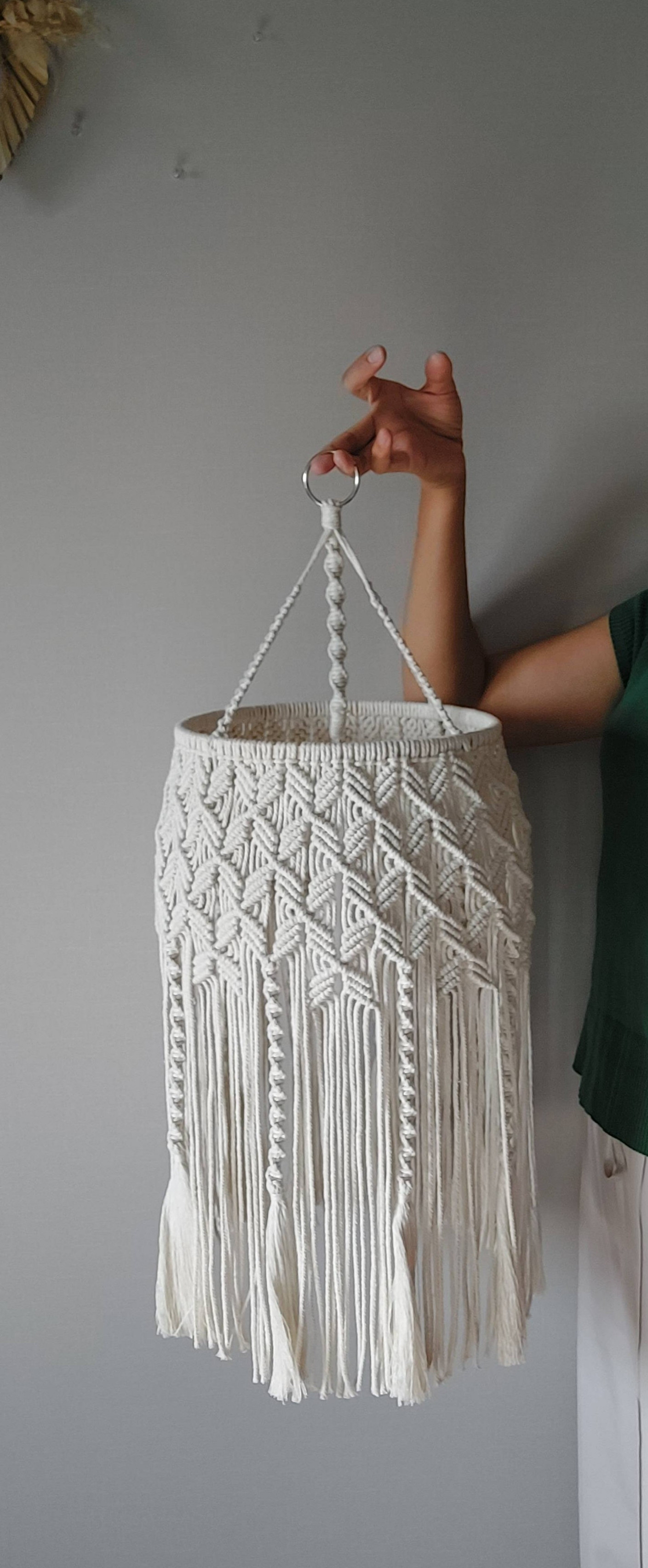 BIG マクラメランプシェード　ビッグサイズ