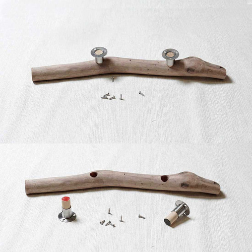 ✿個性ある✿ 流木ドア取っ手・流木ドアノブ・手すり・ 木製ドア取っ手