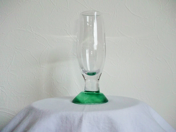 吹きガラス　シャンパングラス 2枚目の画像