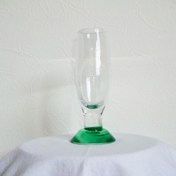 吹きガラス　シャンパングラス 1枚目の画像