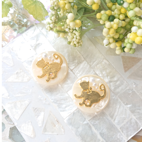 猫のカボション☆6個 z54 オレンジ/ネコ/動物/ボタン/カボション 猫のカボション☆6個 z54 オレンジ/ネコ/動物/ボタン/カボション 猫の