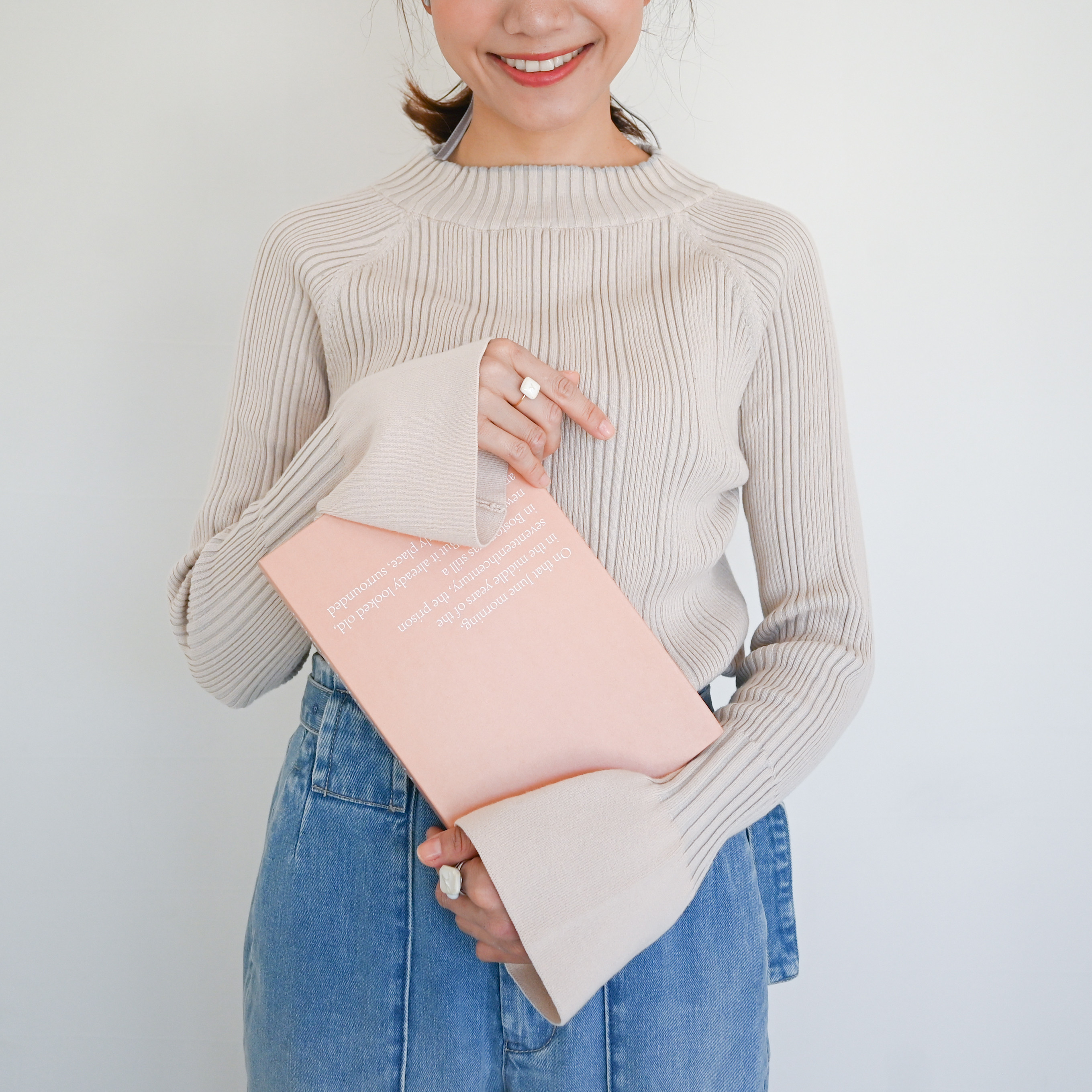 uncrave グレー フレアスリーブニット uncrave グレー フレアスリーブニット