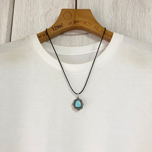 ナチュラル　ロイストーンターコイズネックレス インディアンジュエリー　シルバー ロイストン ターコイズ トルコ石 シルバー ネックレス