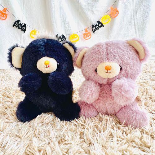 魔女に変身‪☆いたずらくまちゃん【受注制作】 ぬいぐるみ くま‬