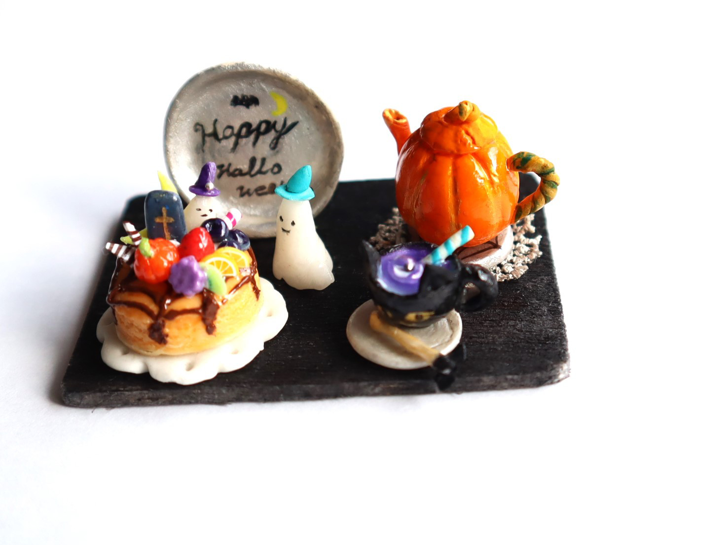 Piddie Patts フィギュア3点セット ハロウィン魔女ガイコツかぼちゃ Piddie Patts フィギュア3点セット ハロウィン魔女ガイコツ