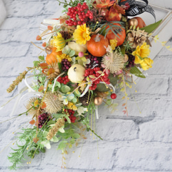 ハーベストスワッグ Halloween スワッグ：ハロウィン パンプキン