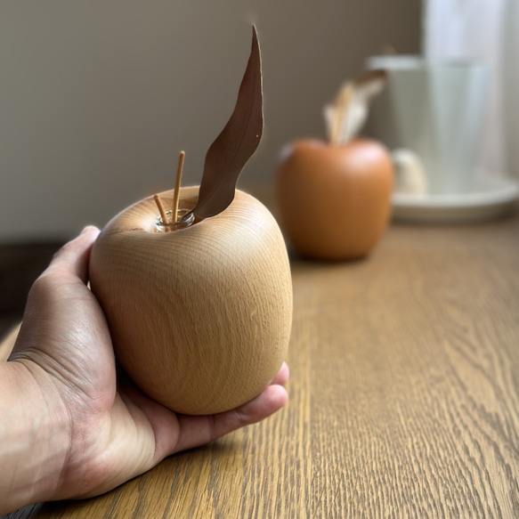 木製リンゴのアロマディフューザー 11枚目の画像