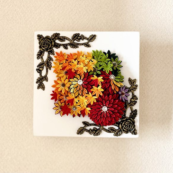 つまみ絵　つまみ細工　伝統工芸品　絵画　美術　骨董品　御所車 つまみ絵つまみ細工伝統工芸品絵画美術骨董品薬酵泉 薬用全身洗浄料