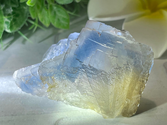 鉱物パキスタン産✨　バイカラー　レインボー　フローライト　蛍石　ラフストーン　原石