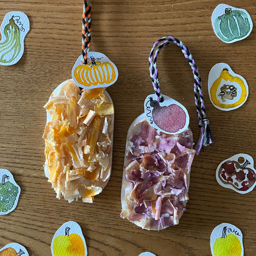 ✴︎ハロウィン✴︎檜アロマワックスサシェ キャンドル・キャンドル