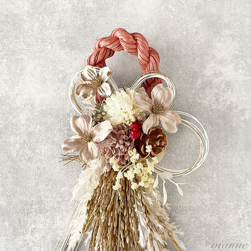 Yoomin★大王松の大きめしめ縄飾り＆赤いタッセルのしめ縄飾り Yoomin様専用☆大王松の大きめしめ縄飾り＆赤いタッセルのしめ縄飾り