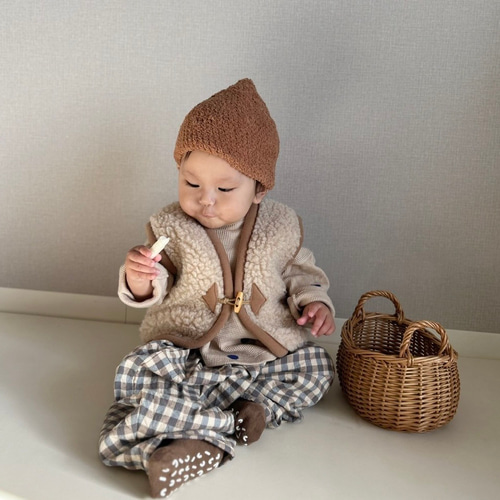 累計800個販売○オリジナルブランドタグ モコモコどんぐり帽子 ニット