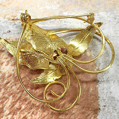 天然石 珊瑚(コーラル)ブローチ 230908890 ブローチ 天然石