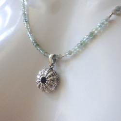 *sv925* Silver Sea Urchin Necklaces 銀のウニのネックレス 6枚目の画像