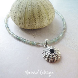 *sv925* Silver Sea Urchin Necklaces 銀のウニのネックレス 1枚目の画像