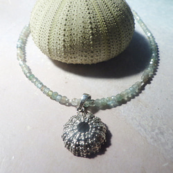 *sv925* Silver Sea Urchin Necklaces 銀のウニのネックレス 10枚目の画像