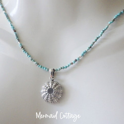 *sv925* Silver Sea Urchin Necklaces 銀のウニのネックレス 3枚目の画像