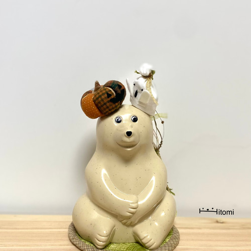 しろくま貯金箱＊ハロウィンセット