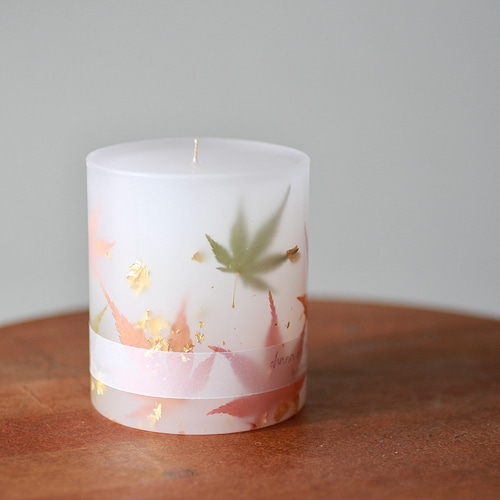 ボタニカルキャンドル［紅葉］ キャンドル・キャンドルホルダー onoff