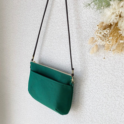 超軽量♡倉敷畳縁シンプルリボンショルダーバッグ：３点セット 受注生産】倉敷畳縁シンプルリボンショルダーバッグ(ラベンダー