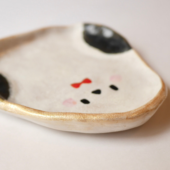 シマエナガ　陶器　小皿✩︎送料無料 5枚目の画像