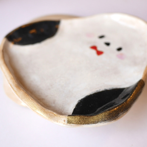 シマエナガ 陶器 小皿✩︎送料無料 小皿 みーちゃんわーるど