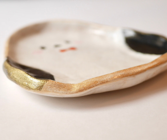 シマエナガ　陶器　小皿✩︎送料無料 8枚目の画像