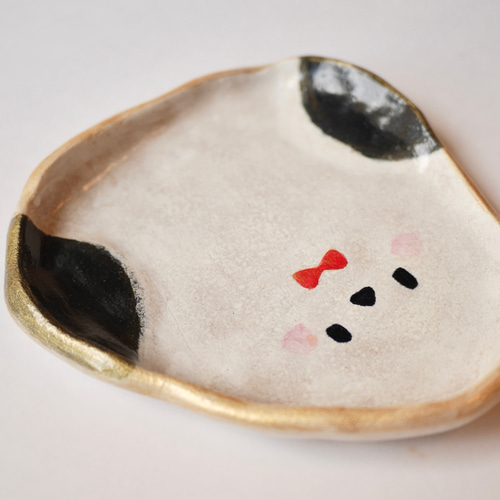 シマエナガ 陶器 小皿✩︎送料無料 小皿 みーちゃんわーるど