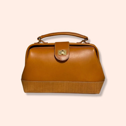 切り替えドクターズバッグ 本革 裏地付き155 東京発 ショルダー