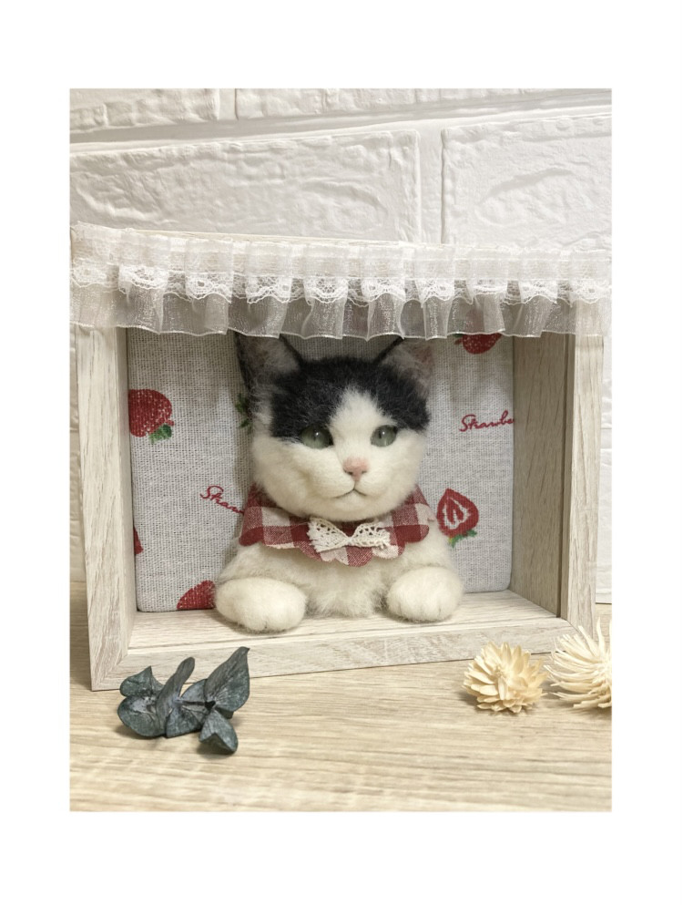 羊毛フェルト 猫 キジトラちゃん 子猫 サンプルページ オーダー