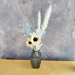 【送料無料】ドライフラワー花束フラワーベースセット 4枚目の画像
