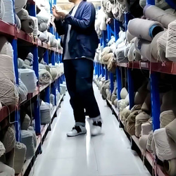 【受注制作】手織りニュージーランドウールカーペット ハンドメイドカシミアウール絨毯 手編ラグ  マット ファンゴッホの夏 14枚目の画像