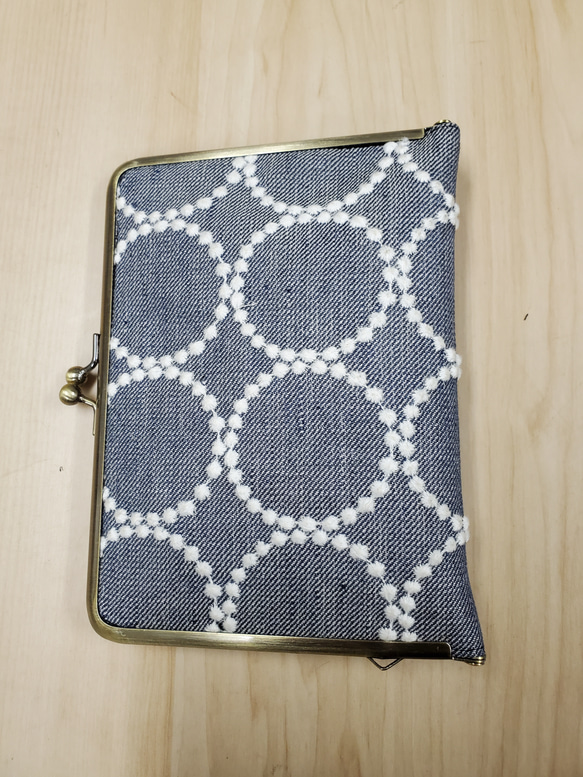 ミナペルホネンハンドメイドがま口マルチケース がま口 リズちゃん