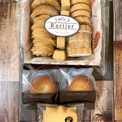 フランス産発酵バター（エシレ村）のクッキーアソートと丸ごと渋皮マロンの発酵バターフィナンシェ 2枚目の画像